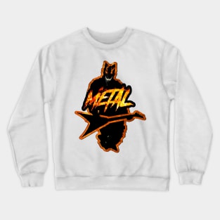 Metal Wolf Crewneck Sweatshirt